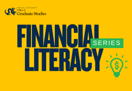 Office of Graduate Studies Financial Literacy Series Logo